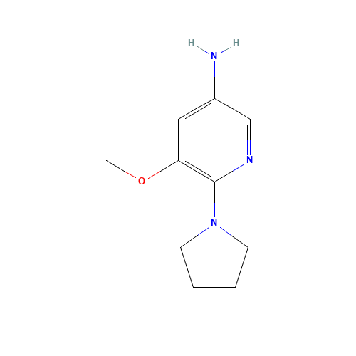 5-methoxy-6-pyrrolidin-1-ylpyridin-3-amine (CAS: 1419604-01-5) - Related Chemical Product