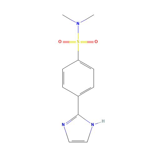 4-(1H-imidazol-2-yl)-N,N-dimethylbenzenesulfonamide (CAS: 4205-11-2) - Related Chemical Product