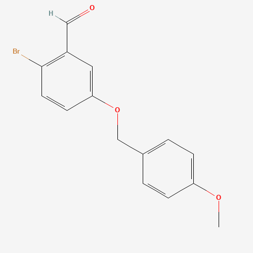2-bromo-5-[(4-methoxyphenyl)methoxy]benzaldehyde (CAS: 950505-60-9) - Related Chemical Product