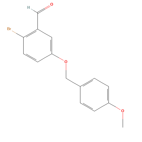 2-bromo-5-[(4-methoxyphenyl)methoxy]benzaldehyde (CAS: 950505-60-9) - Related Chemical Product