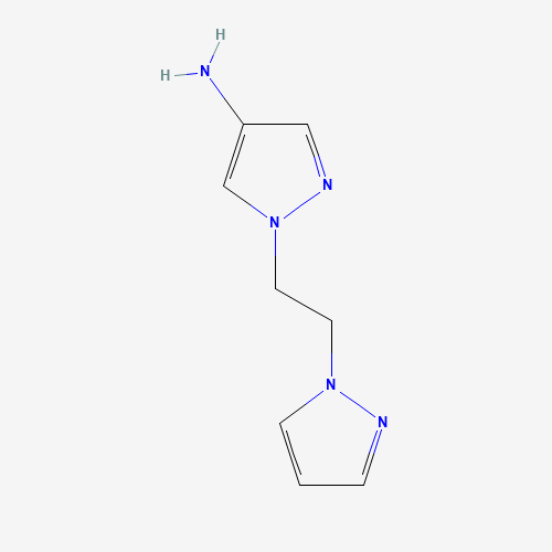 1-(2-pyrazol-1-ylethyl)pyrazol-4-amine (CAS: 1249559-26-9) - Related Chemical Product