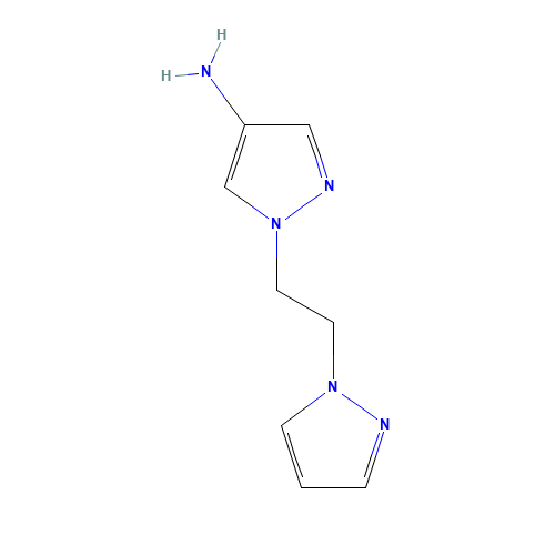 1-(2-pyrazol-1-ylethyl)pyrazol-4-amine (CAS: 1249559-26-9) - Related Chemical Product