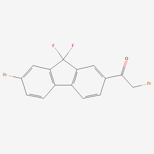 2-bromo-1-(7-bromo-9,9-difluorofluoren-2-yl)ethanone (CAS: 1446138-83-5) - Related Chemical Product