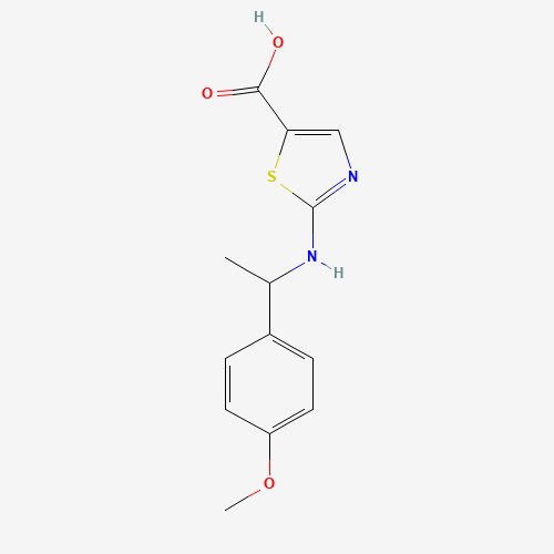 2-[1-(4-methoxyphenyl)ethylamino]-1,3-thiazole-5-carboxylic acid (CAS: 936755-43-0) - Related Chemical Product