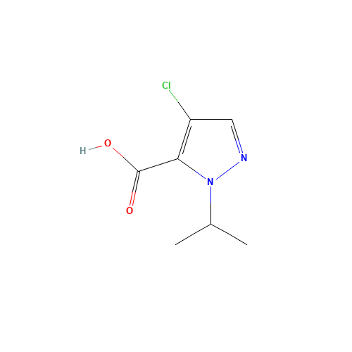 4-chloro-2-propan-2-ylpyrazole-3-carboxylic acid (CAS: 1006451-56-4) - Related Chemical Product