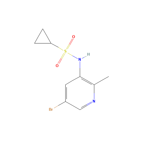 N-(5-bromo-2-methylpyridin-3-yl)cyclopropanesulfonamide (CAS: 1083326-10-6) - Related Chemical Product