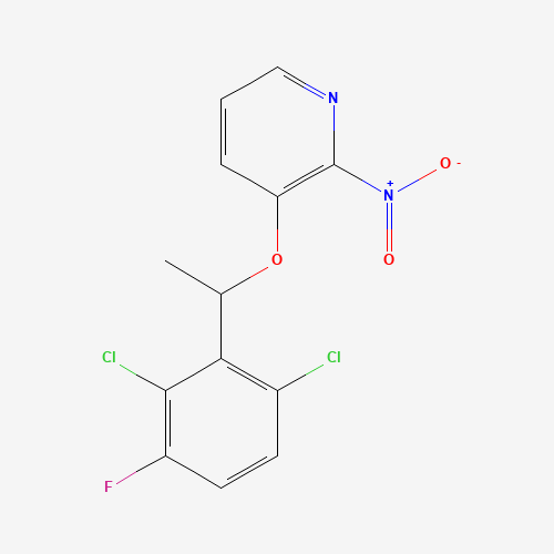 3-[1-(2,6-dichloro-3-fluorophenyl)ethoxy]-2-nitropyridine (CAS: 756521-08-1) - Related Chemical Product