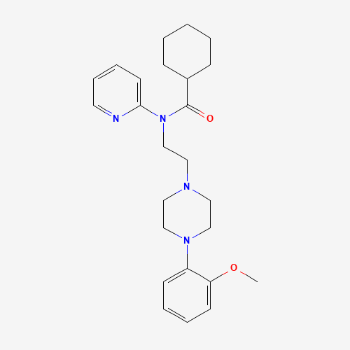 N-[2-[4-(2-methoxyphenyl)piperazin-1-yl]ethyl]-N-pyridin-2-ylcyclohexanecarboxamide (CAS: 162760-96-5) - Related Chemical Product