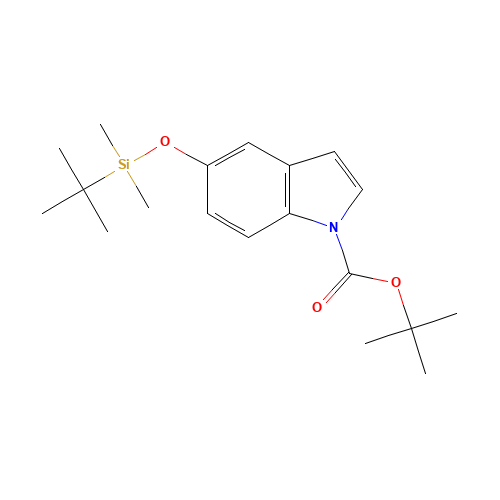 tert-butyl 5-[tert-butyl(dimethyl)silyl]oxyindole-1-carboxylate (CAS: 335649-60-0) - Related Chemical Product