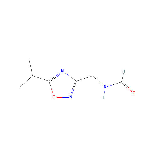 N-[(5-propan-2-yl-1,2,4-oxadiazol-3-yl)methyl]formamide (CAS: 122384-65-0) - Related Chemical Product