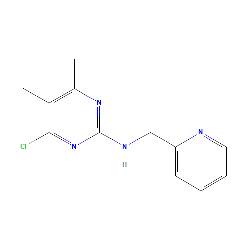 4-chloro-5,6-dimethyl-N-(pyridin-2-ylmethyl)pyrimidin-2-amine (CAS: 1450809-17-2) - Related Chemical Product