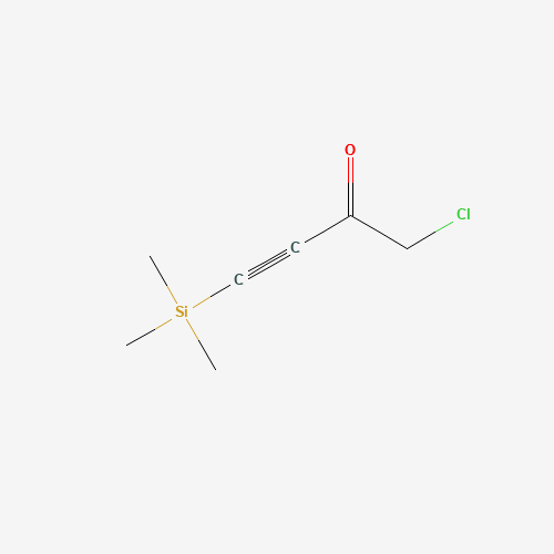 1-chloro-4-trimethylsilylbut-3-yn-2-one (CAS: 18245-82-4) - Chemical Structure and Molecular Formula 