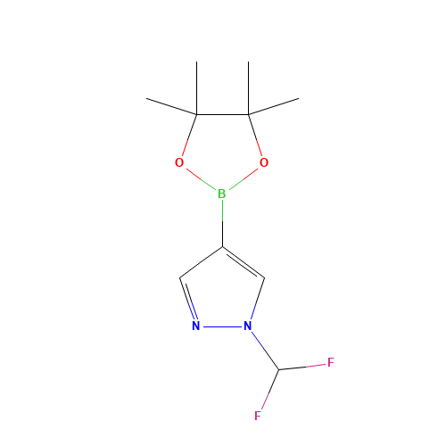 1-(difluoromethyl)-4-(4,4,5,5-tetramethyl-1,3,2-dioxaborolan-2-yl)pyrazole (CAS: 1206640-82-5) - Related Chemical Product