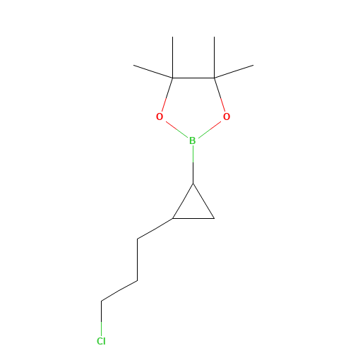 2-[2-(3-chloropropyl)cyclopropyl]-4,4,5,5-tetramethyl-1,3,2-dioxaborolane (CAS: 126726-63-4) - Related Chemical Product