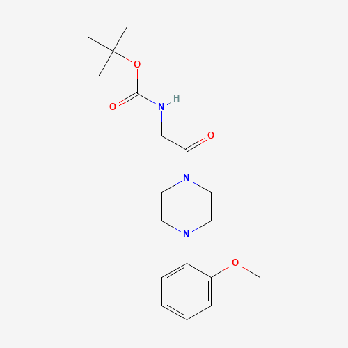 tert-butyl N-[2-[4-(2-methoxyphenyl)piperazin-1-yl]-2-oxoethyl]carbamate (CAS: 189762-34-3) - Related Chemical Product