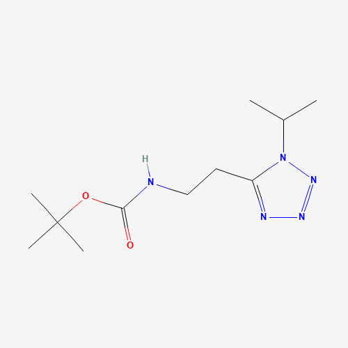 tert-butyl N-[2-(1-propan-2-yltetrazol-5-yl)ethyl]carbamate (CAS: 1244059-02-6) - Related Chemical Product