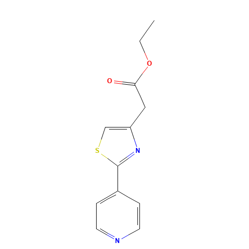 ethyl 2-(2-pyridin-4-yl-1,3-thiazol-4-yl)acetate (CAS: 80653-68-5) - Related Chemical Product