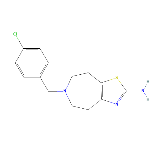 6-[(4-chlorophenyl)methyl]-4,5,7,8-tetrahydro-[1,3]thiazolo[4,5-d]azepin-2-amine (CAS: 83718-64-3) - Related Chemical Product
