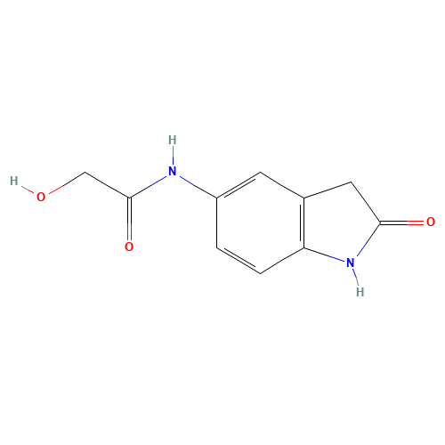 2-hydroxy-N-(2-oxo-1,3-dihydroindol-5-yl)acetamide (CAS: 945382-08-1) - Related Chemical Product