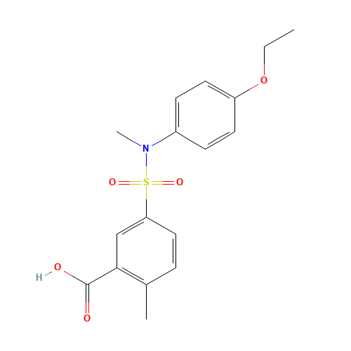 5-[(4-ethoxyphenyl)-methylsulfamoyl]-2-methylbenzoic acid (CAS: 379254-80-5) - Related Chemical Product