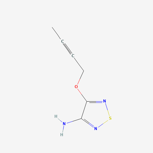 4-but-2-ynoxy-1,2,5-thiadiazol-3-amine (CAS: 25369-91-9) - Related Chemical Product