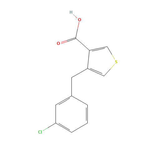 4-[(3-chlorophenyl)methyl]thiophene-3-carboxylic acid (CAS: 1014645-18-1) - Related Chemical Product