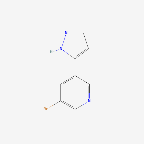 3-bromo-5-(1H-pyrazol-5-yl)pyridine (CAS: 166196-72-1) - Related Chemical Product