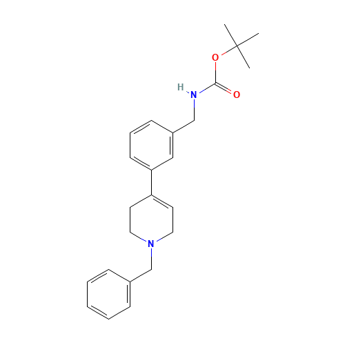 tert-butyl N-[[3-(1-benzyl-3,6-dihydro-2H-pyridin-4-yl)phenyl]methyl]carbamate (CAS: 864069-13-6) - Related Chemical Product