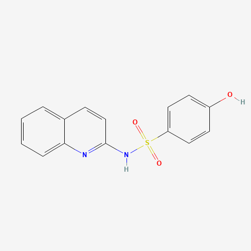 4-hydroxy-N-quinolin-2-ylbenzenesulfonamide (CAS: 875227-77-3) - Chemical Structure and Molecular Formula 