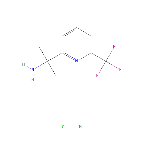2-[6-(trifluoromethyl)pyridin-2-yl]propan-2-amine;hydrochloride (CAS: 1192356-27-6) - Related Chemical Product
