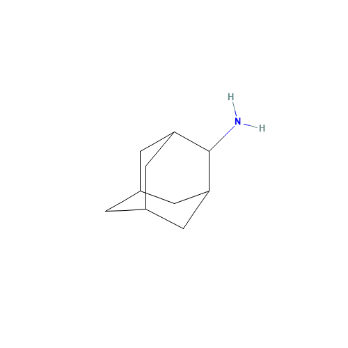 adamantan-2-amine (CAS: 13074-39-0) - Chemical Structure and Molecular Formula 