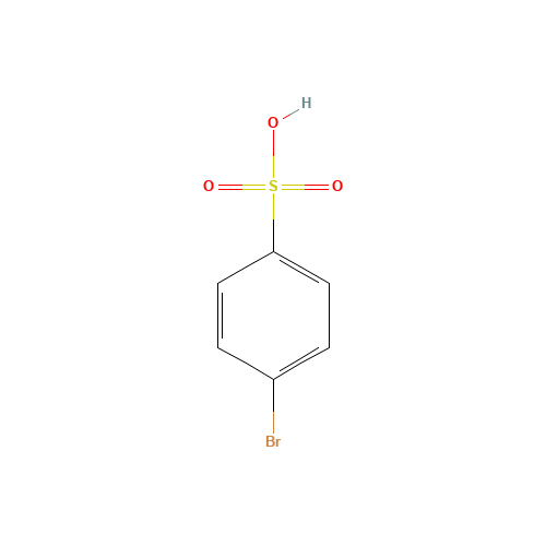 4-bromobenzenesulfonic acid (CAS: 138-36-3) - Chemical Structure and Molecular Formula 