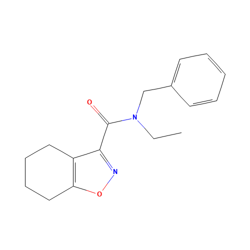N-benzyl-N-ethyl-4,5,6,7-tetrahydro-1,2-benzoxazole-3-carboxamide (CAS: 932341-80-5) - Related Chemical Product
