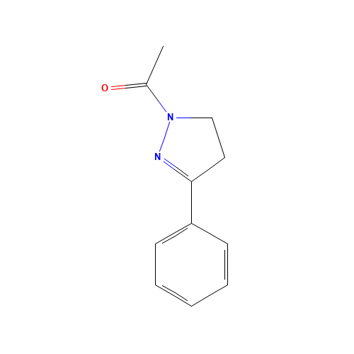 1-(5-phenyl-3,4-dihydropyrazol-2-yl)ethanone (CAS: 712-69-6) - Related Chemical Product