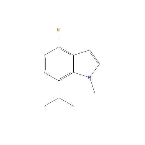 4-bromo-1-methyl-7-propan-2-ylindole (CAS: 1219741-46-4) - Related Chemical Product