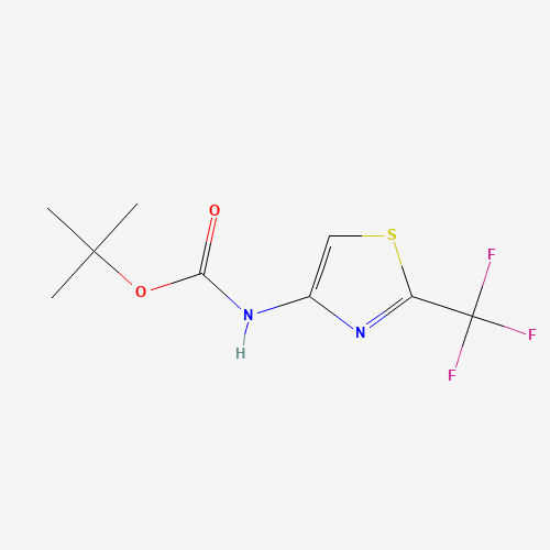 tert-butyl N-[2-(trifluoromethyl)-1,3-thiazol-4-yl]carbamate (CAS: 1180526-71-9) - Related Chemical Product