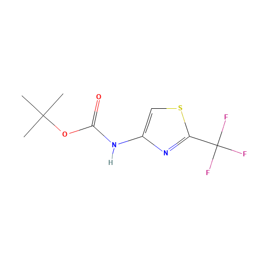 tert-butyl N-[2-(trifluoromethyl)-1,3-thiazol-4-yl]carbamate (CAS: 1180526-71-9) - Related Chemical Product