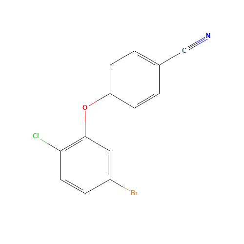 4-(5-bromo-2-chlorophenoxy)benzonitrile (CAS: 1161025-99-5) - Related Chemical Product
