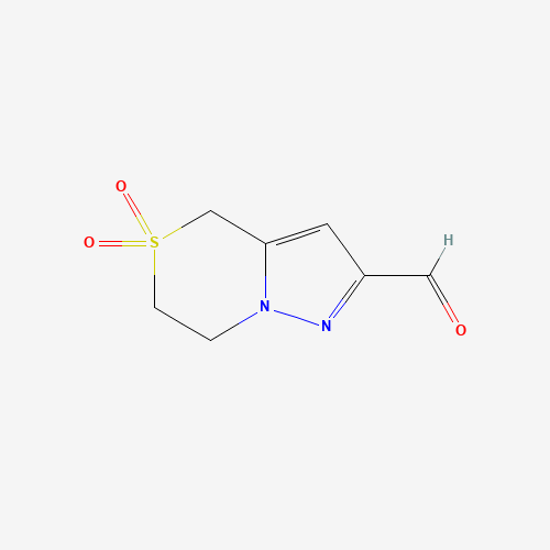 5,5-dioxo-6,7-dihydro-4H-pyrazolo[5,1-c][1,4]thiazine-2-carbaldehyde (CAS: 623565-07-1) - Related Chemical Product