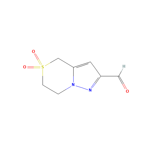 5,5-dioxo-6,7-dihydro-4H-pyrazolo[5,1-c][1,4]thiazine-2-carbaldehyde (CAS: 623565-07-1) - Related Chemical Product