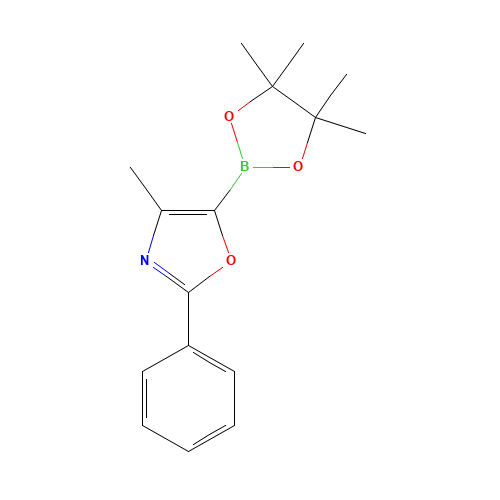 4-methyl-2-phenyl-5-(4,4,5,5-tetramethyl-1,3,2-dioxaborolan-2-yl)-1,3-oxazole (CAS: 1034566-03-4) - Related Chemical Product