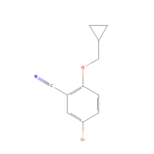 5-bromo-2-(cyclopropylmethoxy)benzonitrile (CAS: 876938-68-0) - Related Chemical Product