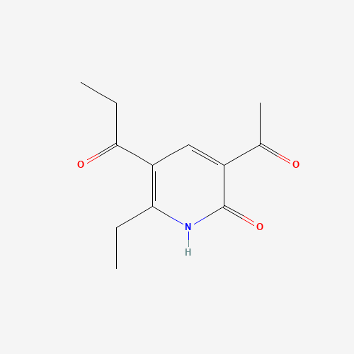 3-acetyl-6-ethyl-5-propanoyl-1H-pyridin-2-one (CAS: 247169-71-7) - Related Chemical Product