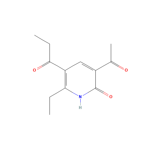 3-acetyl-6-ethyl-5-propanoyl-1H-pyridin-2-one (CAS: 247169-71-7) - Related Chemical Product