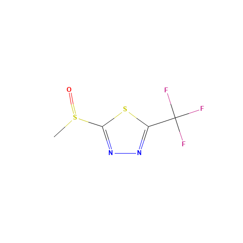 2-methylsulfinyl-5-(trifluoromethyl)-1,3,4-thiadiazole (CAS: 65439-30-7) - Related Chemical Product