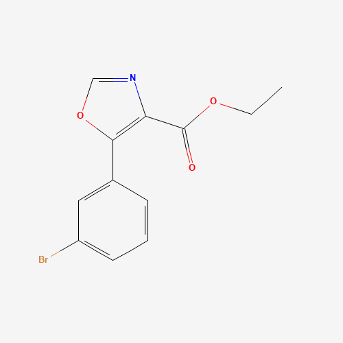 ethyl 5-(3-bromophenyl)-1,3-oxazole-4-carboxylate (CAS: 885274-09-9) - Related Chemical Product