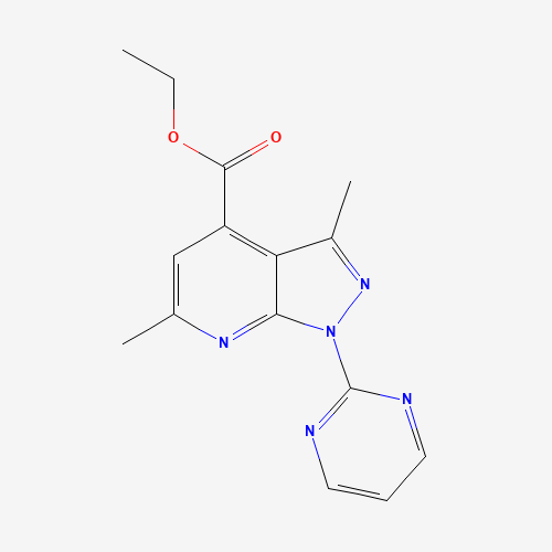 ethyl 3,6-dimethyl-1-pyrimidin-2-ylpyrazolo[3,4-b]pyridine-4-carboxylate (CAS: 1417333-02-8) - Related Chemical Product