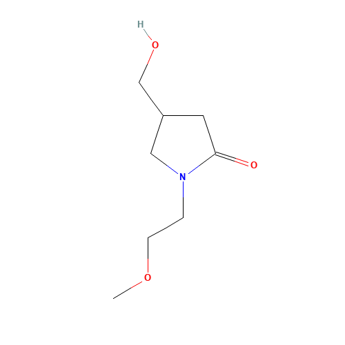 4-(hydroxymethyl)-1-(2-methoxyethyl)pyrrolidin-2-one (CAS: 915922-31-5) - Related Chemical Product