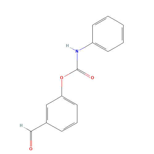 (3-formylphenyl) N-phenylcarbamate (CAS: 37070-87-4) - Chemical Structure and Molecular Formula 