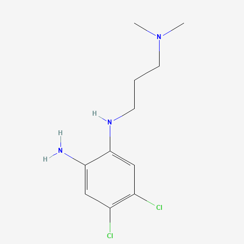 4,5-dichloro-2-N-[3-(dimethylamino)propyl]benzene-1,2-diamine (CAS: 91214-86-7) - Related Chemical Product